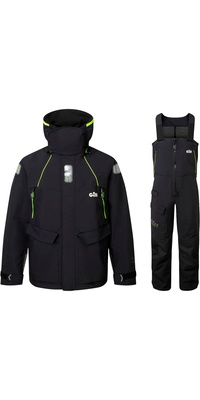 2026 Gill Mens OS2 Offshore Jacket & Trouser Sailing Suit GMOOJATCSB - Black